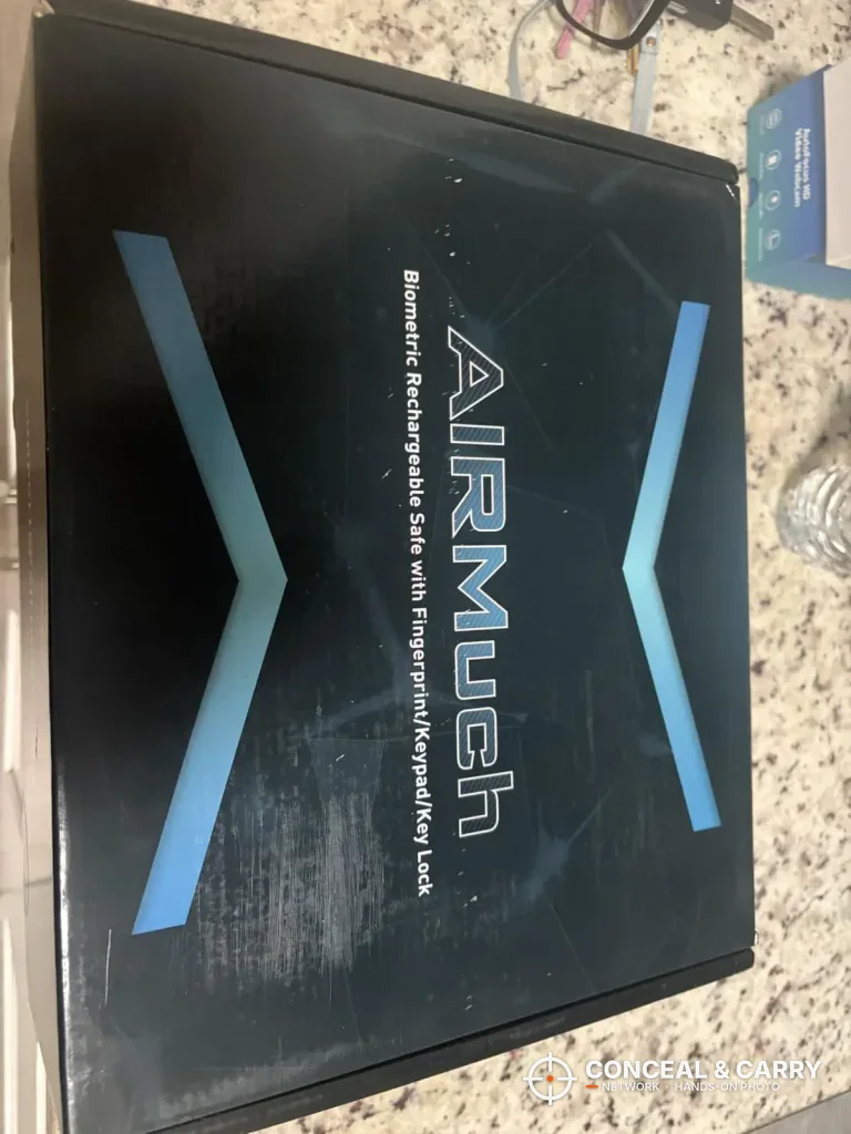 AIRMuch biometric safe retail box