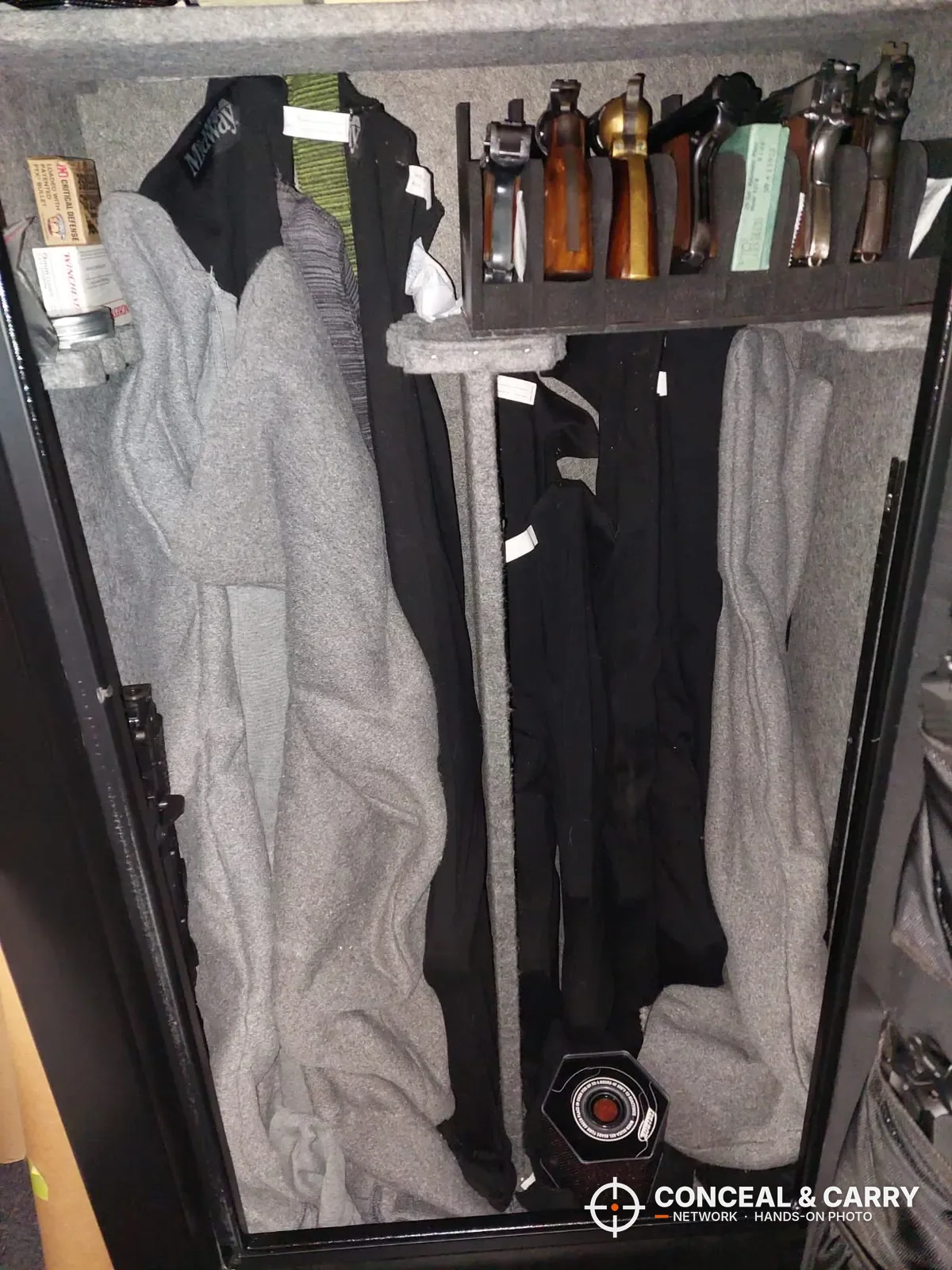 Inside the Kodiak KBX5629 full-size safe