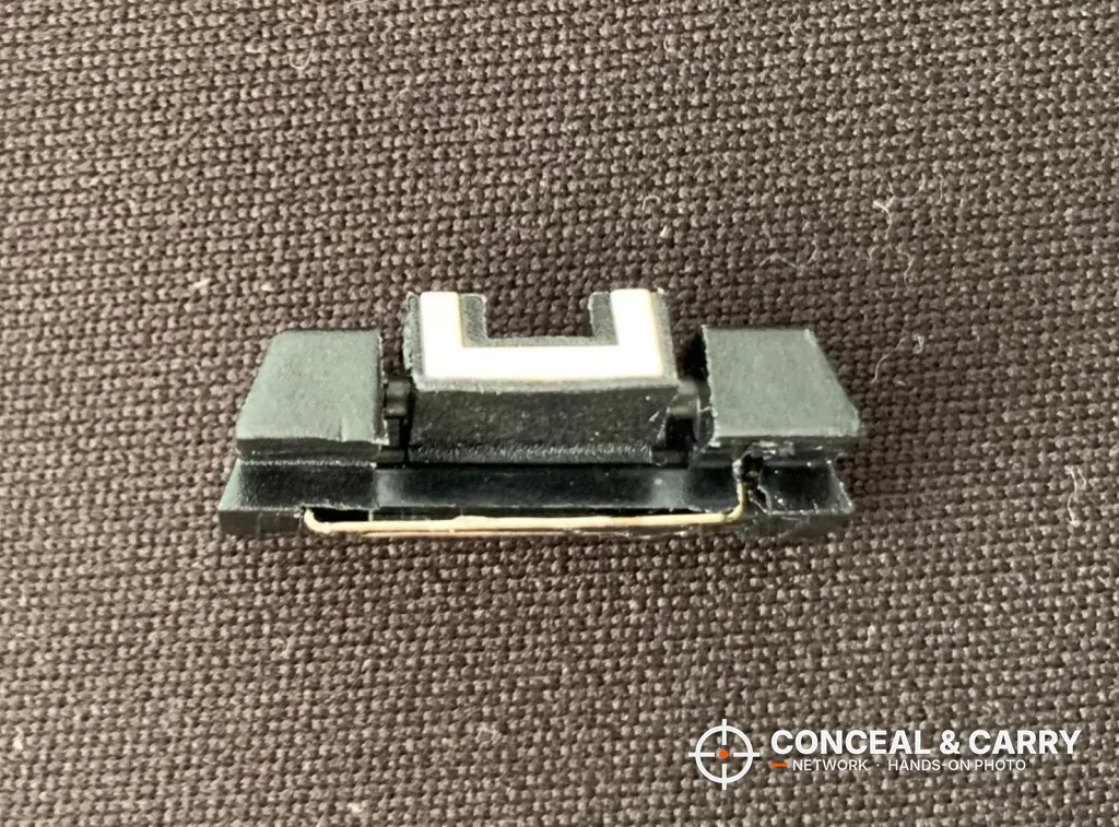 Small part laid on a cloth for an NcSTAR VISM sight tool job