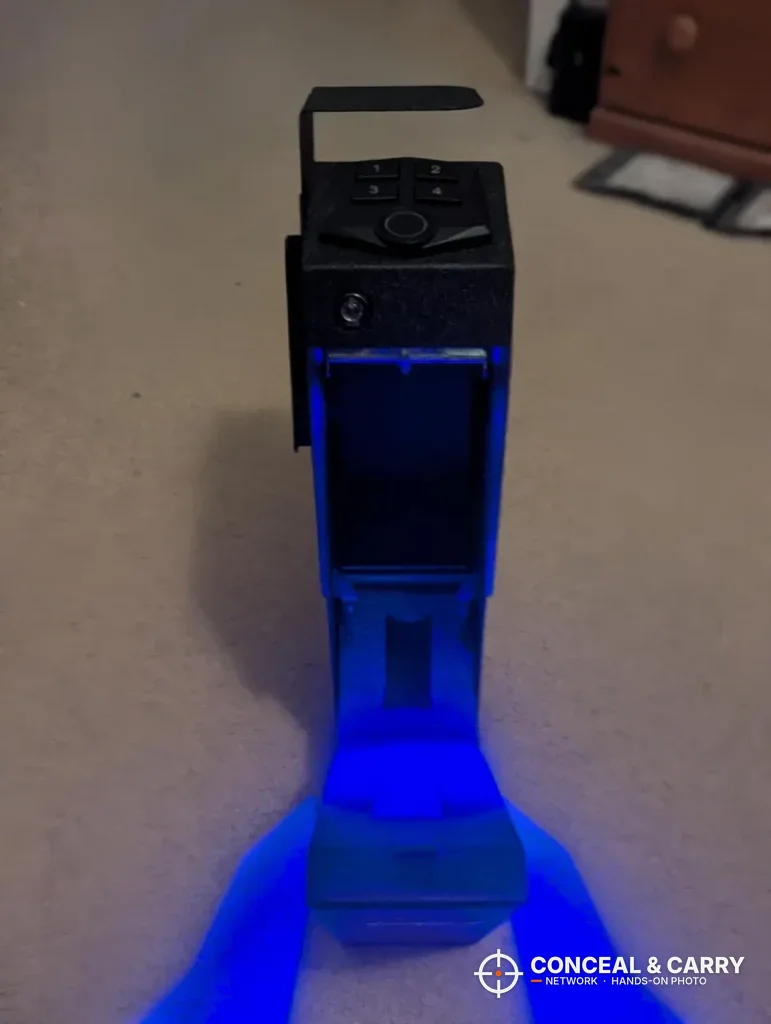 RPNB RP311F standing with the drawer down and the inside light on
