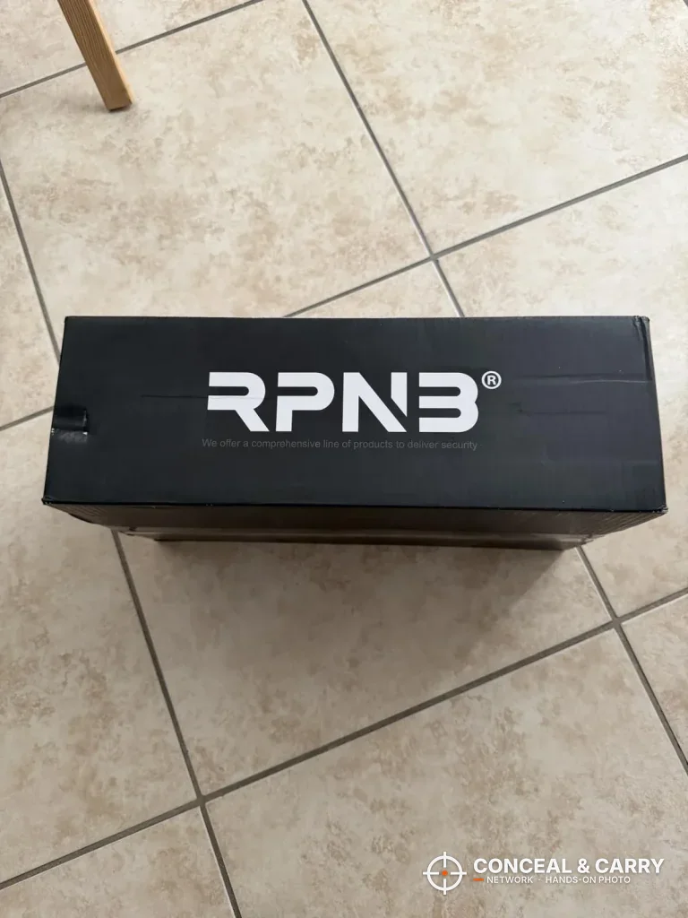 RPNB RP311F retail box on a tile floor