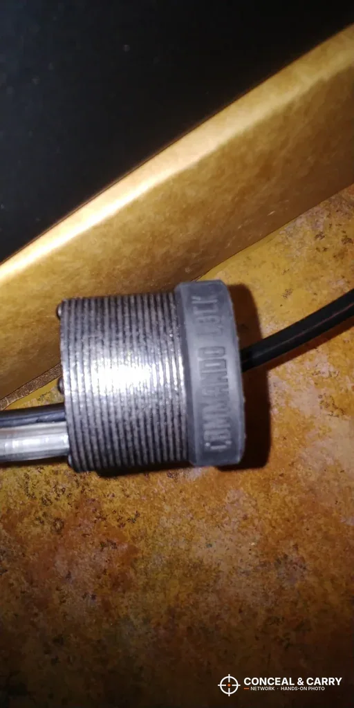 Close-up of a cable end used with the V-Line Top Draw