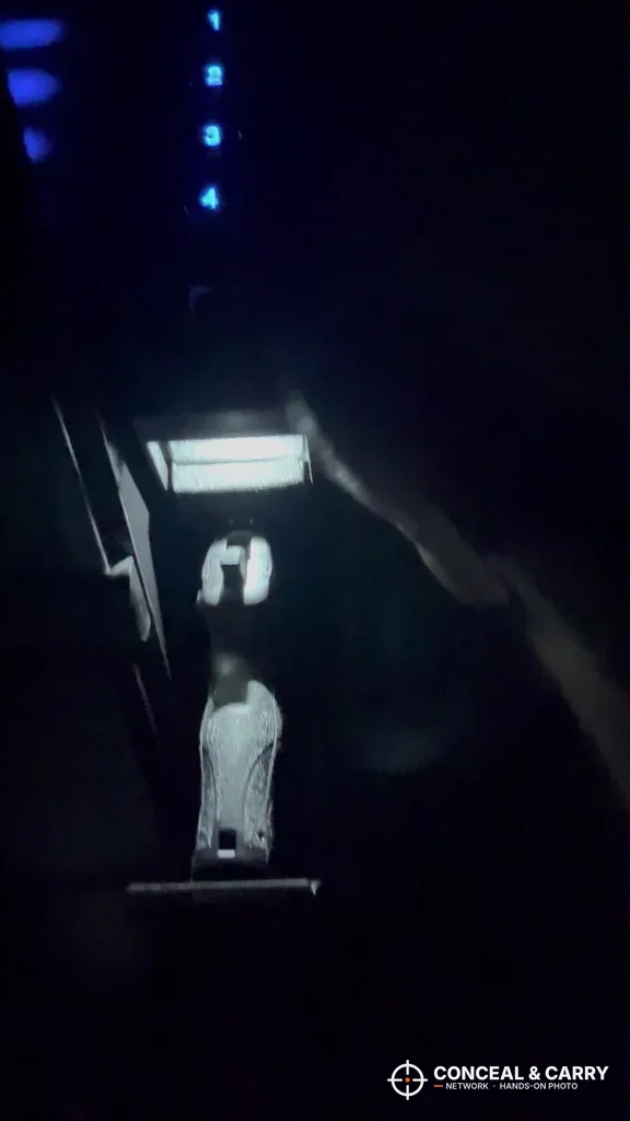 VoleStay interior LED light on in a dark room