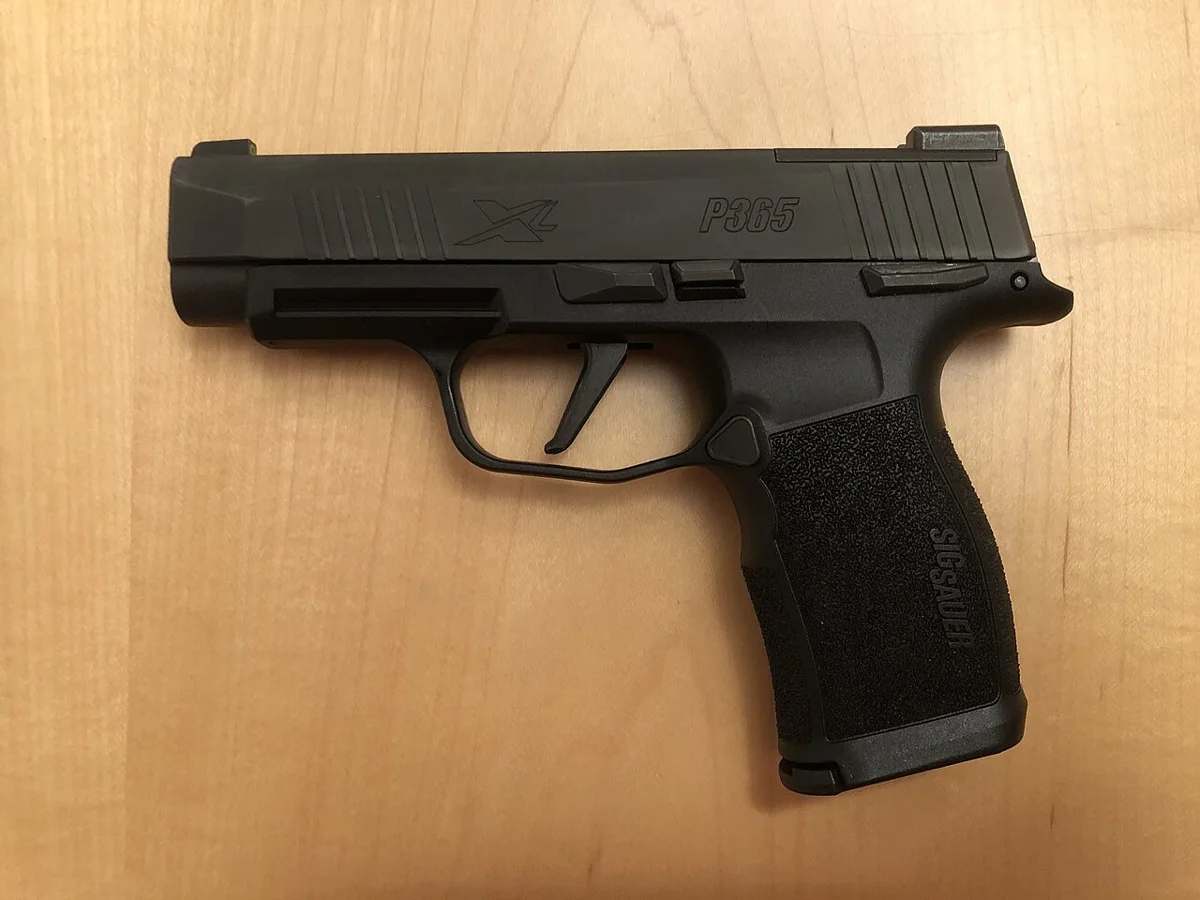SIG Sauer P365-XL 9mm pistol, left side